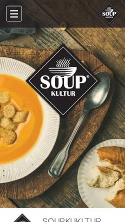 Vorschau der mobilen Webseite soupkultur.de, Soup Kultur