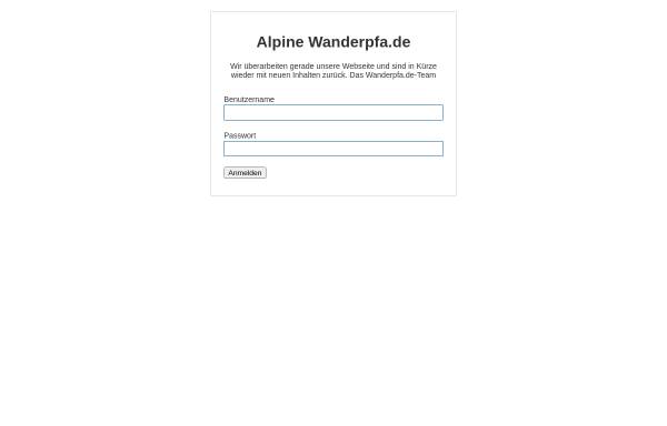 Vorschau von www.wanderpfa.de, Wanderpfade in den Allgäuer Alpen