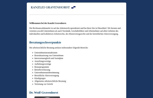 Vorschau von www.kanzlei-gravenhorst.de, Gravenhorst und Partner