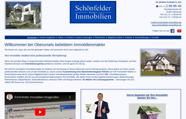 Vorschau von www.schoenfelder-immobilien.de, Schönfelder Immobilien