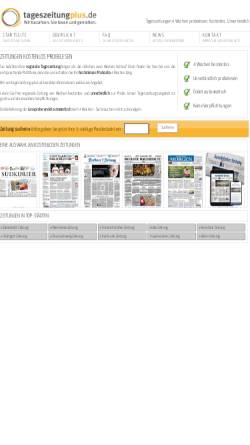 Vorschau der mobilen Webseite www.tageszeitung-plus.de, Tageszeitung Plus