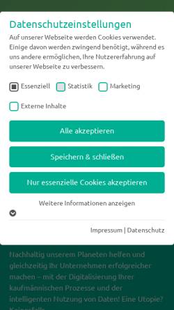 Vorschau der mobilen Webseite www.henrichsen.de, Henrichsen AG