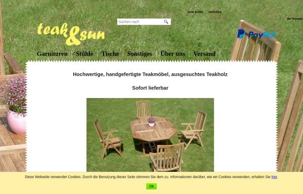 Vorschau von www.teak-garten-moebel.de, teak & sun - Schmitz Möbel