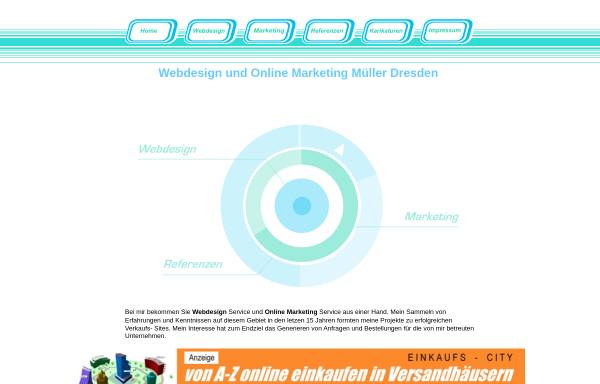 Vorschau von www.webdesign-mueller-dresden.de, Webdesign von Dirk Müller