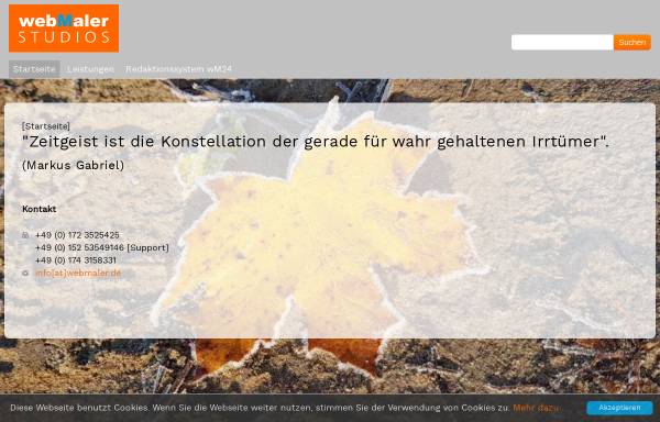 Vorschau von www.webmaler.de, WebMaler STUDIOS