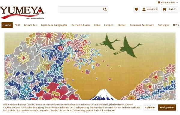 Vorschau von www.japan-shop-yumeya.de, Yumeya UG