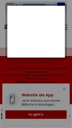 Vorschau der mobilen Webseite www.roemer-apotheke-remagen.de, Römer-Apotheke
