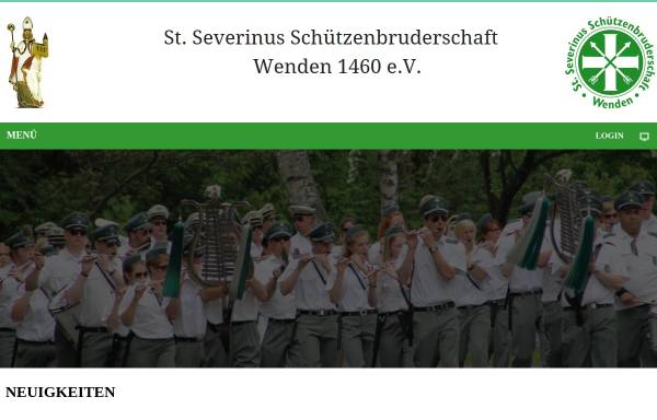 Vorschau von www.xn--schtzenbruderschaft-wenden-0zc.de, St. Severinus-Schützenbruderschaft Wenden 1460 e.V.