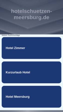 Vorschau der mobilen Webseite hotelschuetzen-meersburg.de, Hotel Restaurant Schuetzen