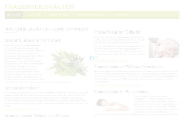 Vorschau von www.frauen-heilkraeuter.de, Frauen-Heilkräuter, Reblu GmbH