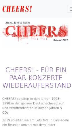 Vorschau der mobilen Webseite www.cheers.ch, Cheers