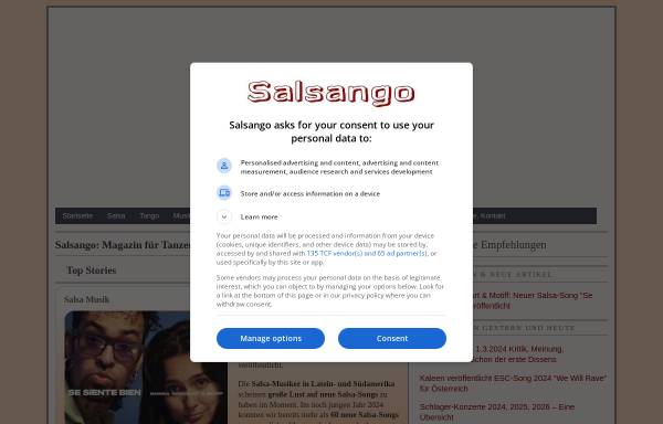 Vorschau von www.salsa-und-tango.de, Salsango