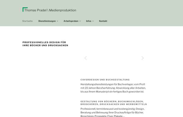 Vorschau von www.pradel-buch.de, Medienproduktion Thomas Pradel