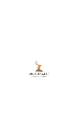 Vorschau der mobilen Webseite www.dr-klingler.de, Zahnarztpraxis Dr. Carsten Klingler