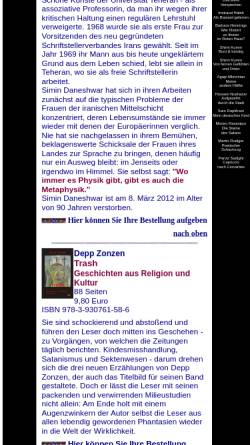 Vorschau der mobilen Webseite www.glareverlag.de, Mein deutsches Kind