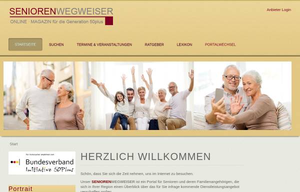 Vorschau von www.senioren-wegweiser-online.de, Seniorenwegweiser