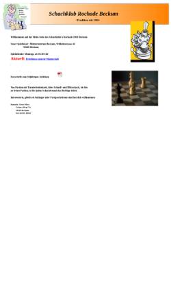 Vorschau der mobilen Webseite rochade-beckum.magix.net, Schachklub Rochade Beckum