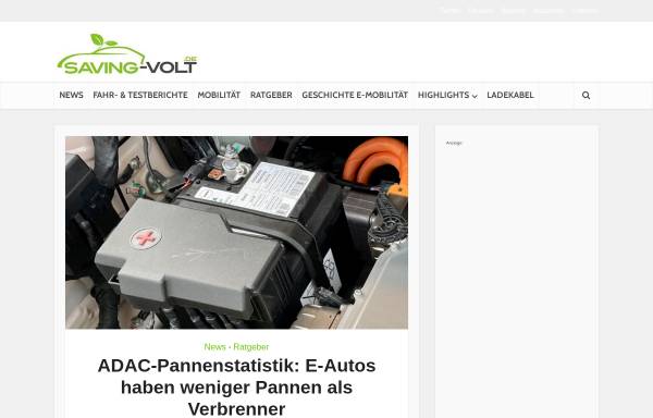 Vorschau von www.saving-volt.de, Saving-Volt