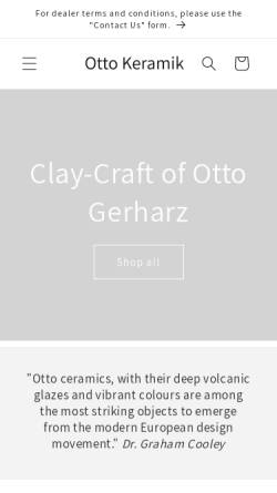 Vorschau der mobilen Webseite www.ottokeramik.com, Otto-Keramik