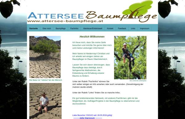 Vorschau von attersee-baumpflege.jimdo.com, Attersee Baumpflege Christian Niedermayr