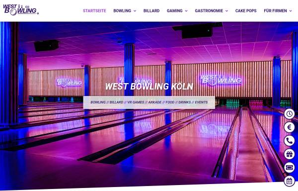 Vorschau von www.westbowling.de, West Bowling
