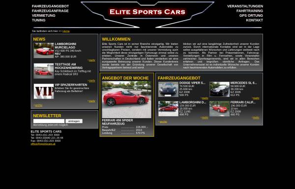 Vorschau von www.sportscars.at, Elite Sports Cars - Kay Schildbach