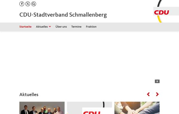 Vorschau von www.cdu-schmallenberg.de, CDU-Stadtverband Schmallenberg