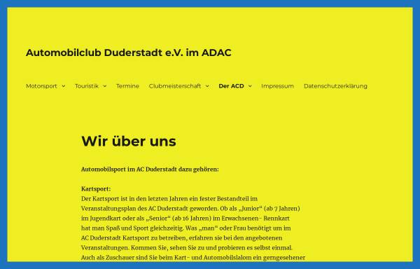 Automobilclub Duderstadt e.V. im ADAC