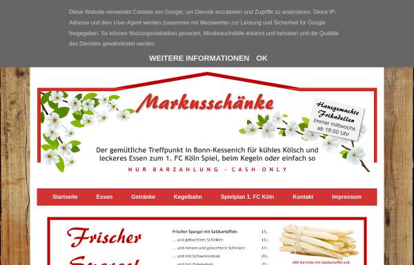 Vorschau von www.markusschaenke.de, Markusschänke