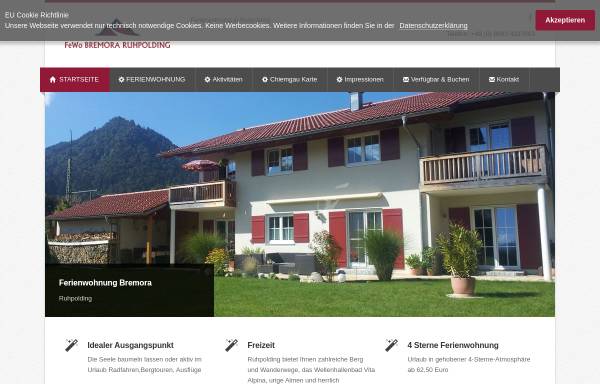 Vorschau von www.fewo-in-ruhpolding.de, Ferienwohnung Bremora