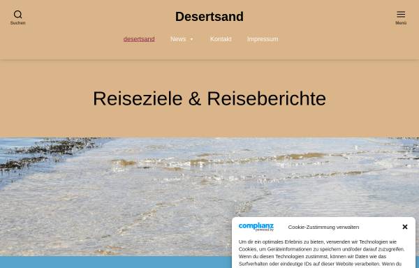 Vorschau von www.desertsand.de, Westaustralien Travel Journal [Silke Jegodzinski]