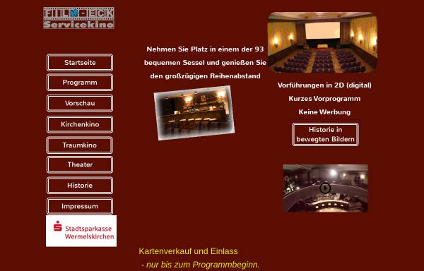 Vorschau von www.film-eck.de, Film-Eck Servicekino