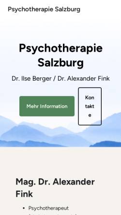 Vorschau der mobilen Webseite www.zentrum-psychotherapie.at, Zentrum Psychotherapie Salzburg