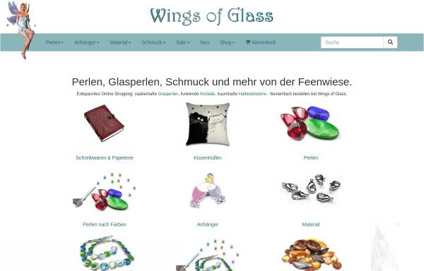 Vorschau von www.wingsofglass.de, Perlen von Wings of Glass