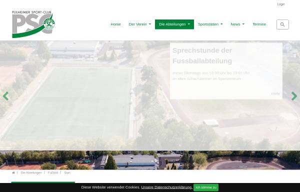 Vorschau von www.pscfussball.de, Pulheimer SC, Fußballabteilung