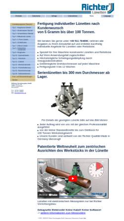 Vorschau der mobilen Webseite www.luenetten.de, Richter Vorrichtungsbau GmbH