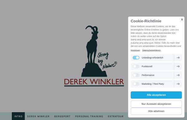 Vorschau von www.winkler-training.de, Derek Winkler - Strong By Nature ®