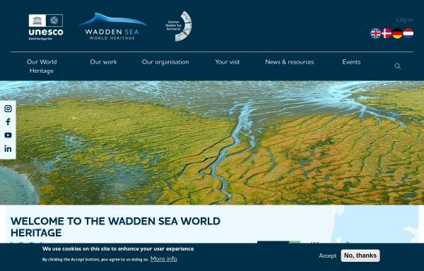 Vorschau von www.waddensea-worldheritage.org, Weltnaturerbe Wattenmeer