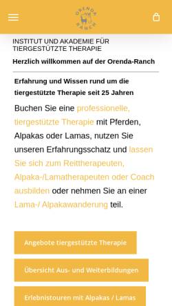 Orenda-Ranch Institut für tiergestützte Therapie