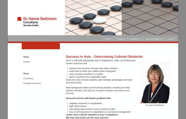 Vorschau von seelmann-consultants.com, Dr. Hanne Seelmann Consultants