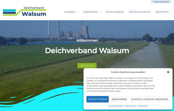 Vorschau von www.deichverband-walsum.de, Deichverband Walsum