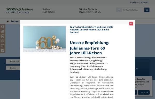Vorschau von www.ulli-reisen.de, Ulli-Reisen Omnibusbetrieb und Reisebüro