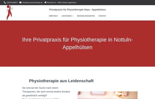 Praxis für Physiotherapie Jürgen Haas