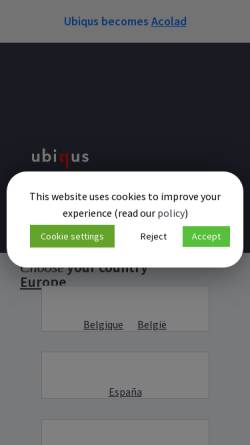 Vorschau der mobilen Webseite www.ubiqus.com, Ubiqus Deutschland