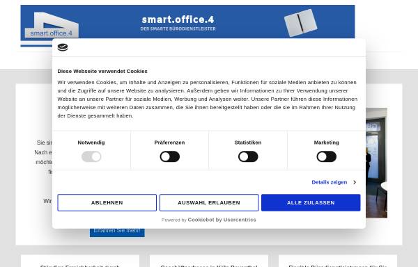 Vorschau von smart-office-4.de, Smart.office.4 Bürodienstleistungen GmbH