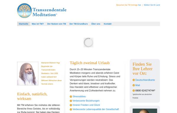 Vorschau von www.niederrhein.friedenspalast.de, Maharishi Friedenspalast Niederrhein