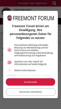 Vorschau der mobilen Webseite www.freemont.de, Fiat Freemont Forum