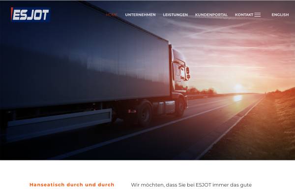 Vorschau von www.esjot-express.de, Esjot Express Transport GmbH