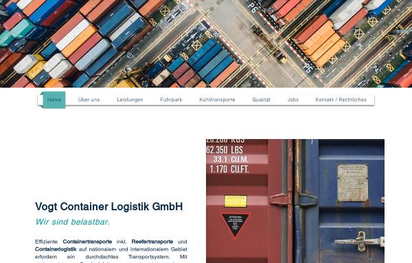 Vorschau von www.vogt-container.de, Vogt Container Logistik GmbH