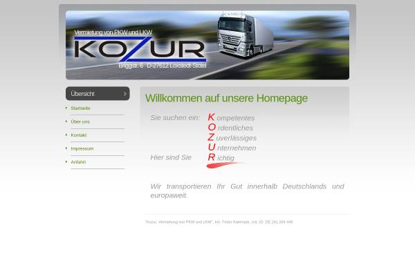 Vorschau von www.kozur.de, Kozur